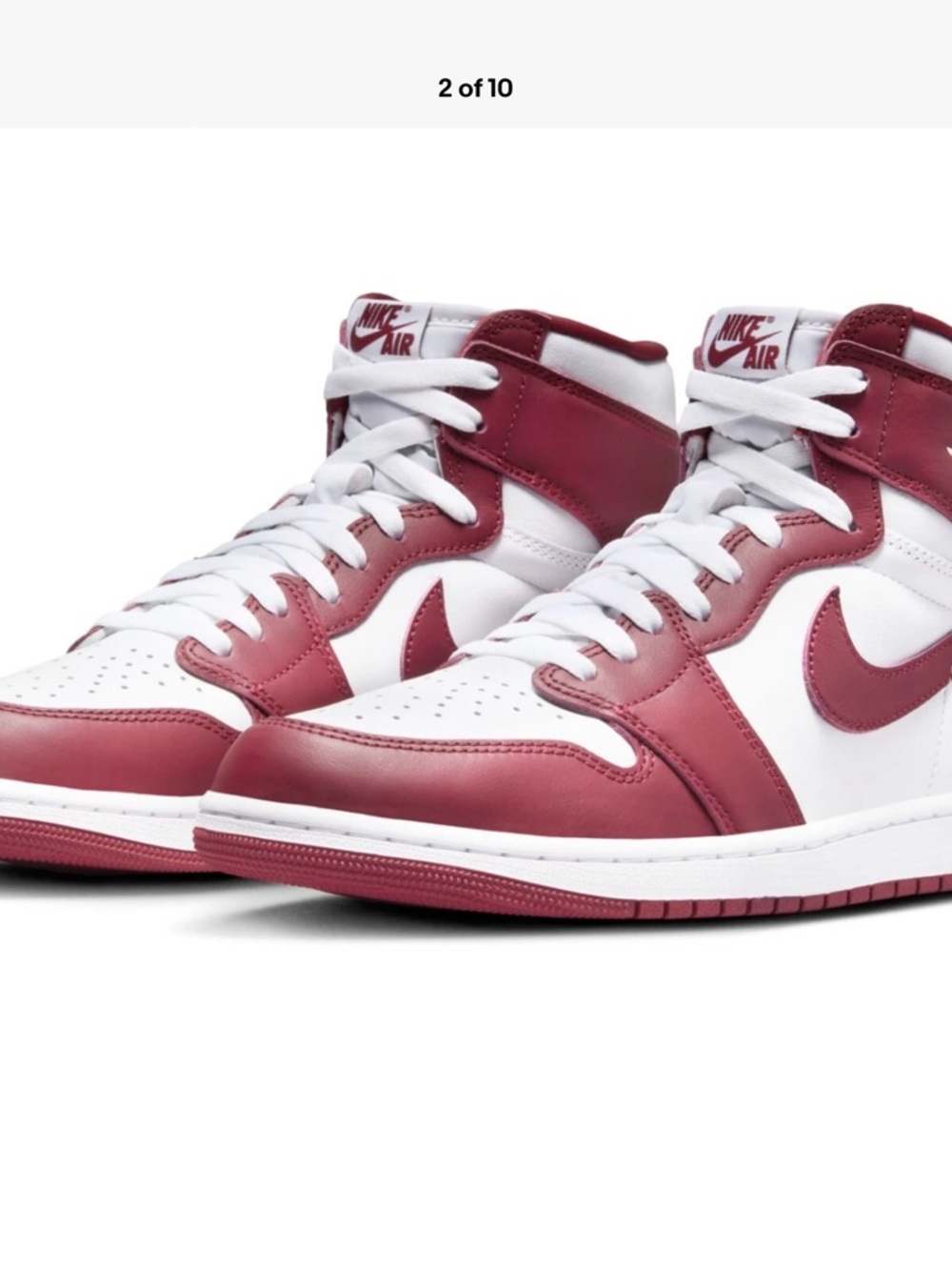 Nike Jordan 1 High “Team Red” Size 13 Kids
